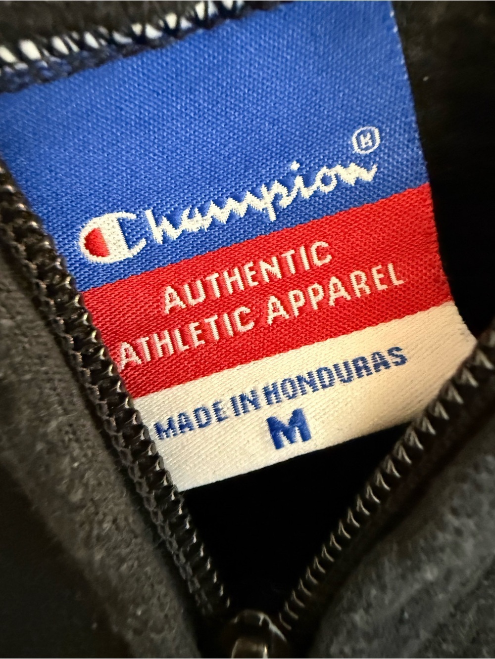 Champion Black Mizzou Half-Zip Hoodie with Yellow Logo - Picture 7 of 9
